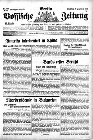 Vossische Zeitung vom 03.12.1929