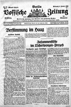 Vossische Zeitung vom 08.01.1930