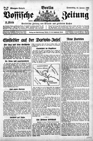 Vossische Zeitung vom 30.01.1930