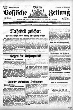 Vossische Zeitung vom 11.03.1930