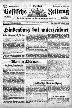 Vossische Zeitung on Mar 13, 1930