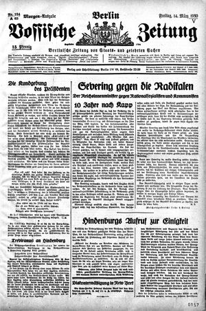 Vossische Zeitung vom 14.03.1930