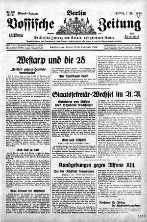 Vossische Zeitung on May 2, 1930