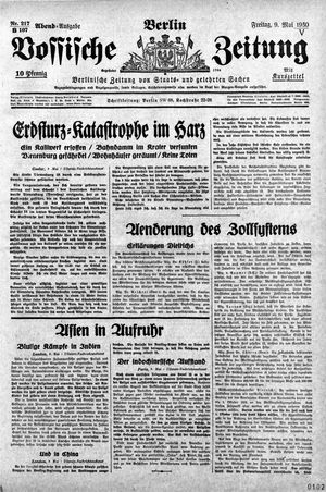 Vossische Zeitung on May 9, 1930
