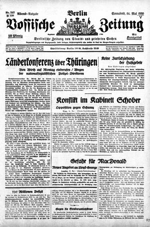 Vossische Zeitung vom 24.05.1930