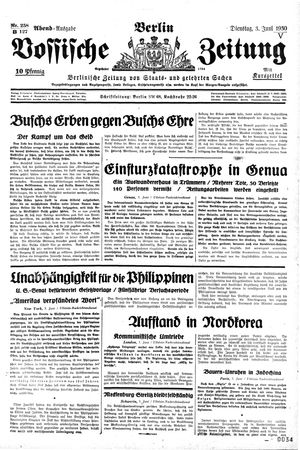 Vossische Zeitung vom 03.06.1930