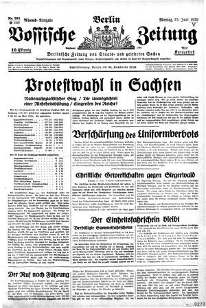 Vossische Zeitung vom 23.06.1930
