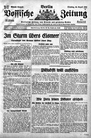 Vossische Zeitung vom 26.08.1930