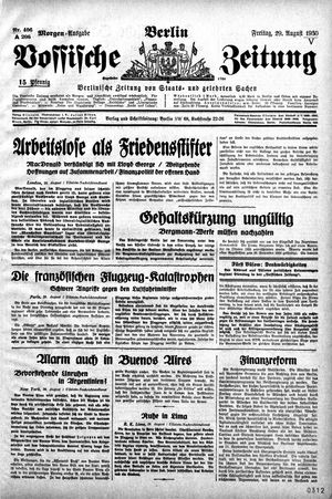 Vossische Zeitung vom 29.08.1930