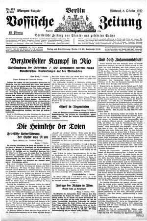 Vossische Zeitung vom 08.10.1930
