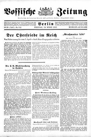 Vossische Zeitung vom 18.03.1932