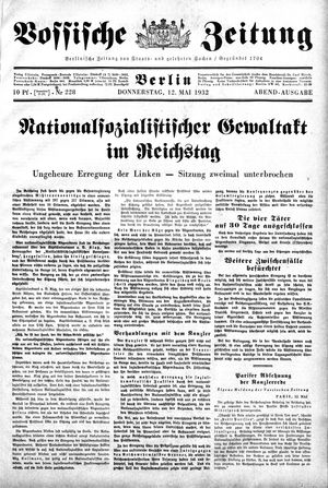 Vossische Zeitung vom 12.05.1932