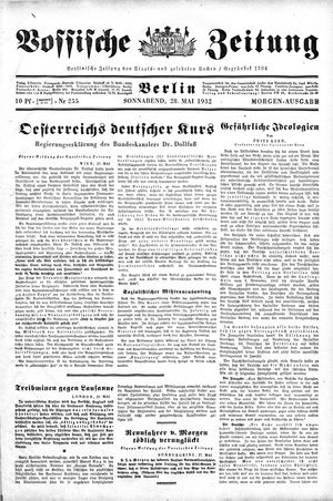 Vossische Zeitung vom 28.05.1932