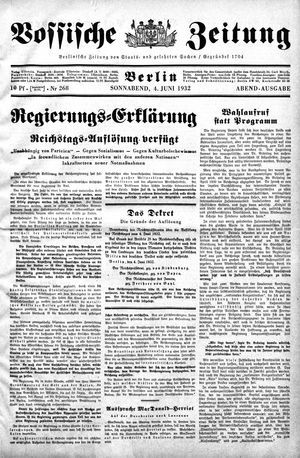 Vossische Zeitung vom 04.06.1932