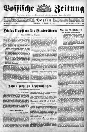 Vossische Zeitung on Jan 6, 1933