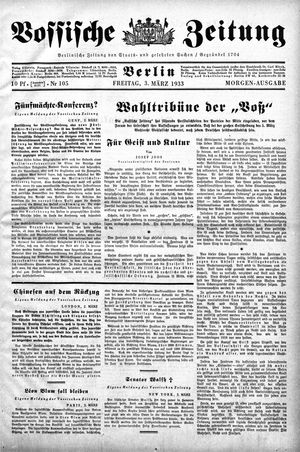 Vossische Zeitung on Mar 3, 1933