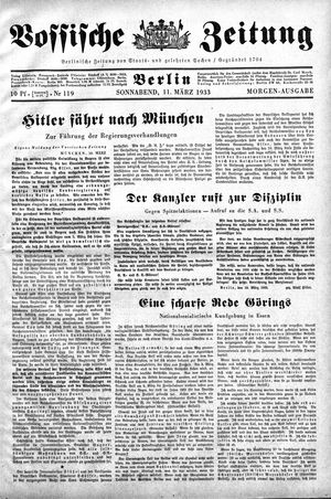 Vossische Zeitung on Mar 11, 1933