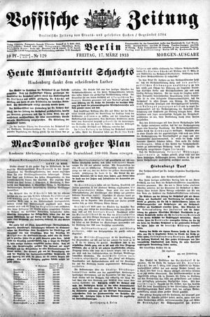 Vossische Zeitung vom 17.03.1933