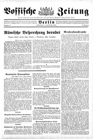 Vossische Zeitung on Jan 5, 1934