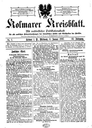 Kolmarer Kreisblatt vom 06.01.1897