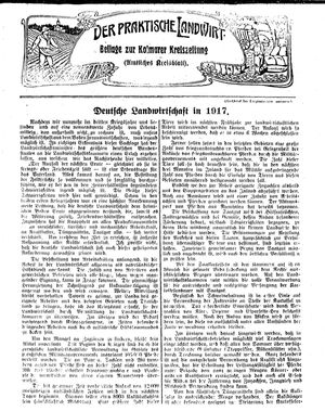 Kolmarer Kreiszeitung vom 03.02.1917