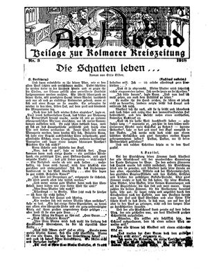Kolmarer Kreiszeitung vom 19.10.1918