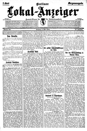 Berliner Lokal-Anzeiger on May 3, 1910