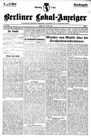 Berliner Lokal-Anzeiger vom 03.05.1910