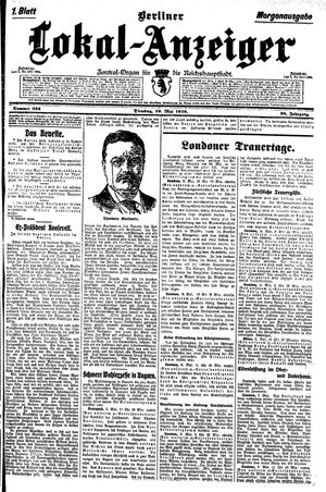Berliner Lokal-Anzeiger on May 10, 1910