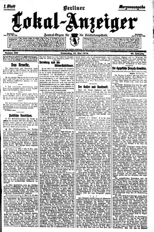 Berliner Lokal-Anzeiger vom 12.05.1910