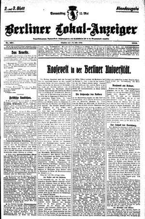 Berliner Lokal-Anzeiger on May 12, 1910