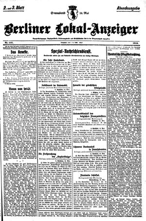 Berliner Lokal-Anzeiger vom 14.05.1910