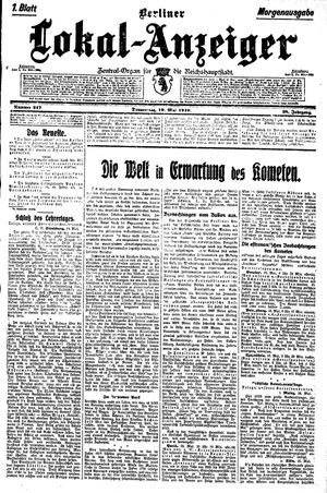 Berliner Lokal-Anzeiger vom 19.05.1910