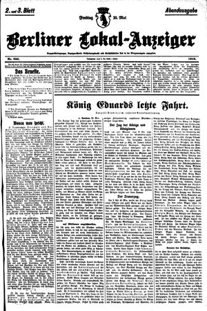 Berliner Lokal-Anzeiger vom 20.05.1910