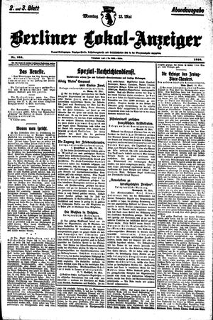Berliner Lokal-Anzeiger vom 23.05.1910