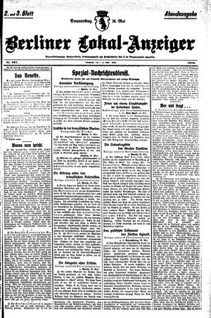Berliner Lokal-Anzeiger on May 26, 1910