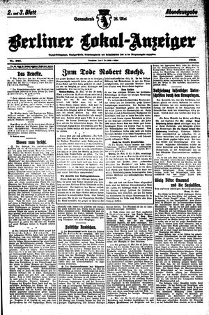 Berliner Lokal-Anzeiger vom 28.05.1910