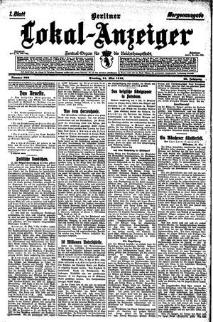 Berliner Lokal-Anzeiger vom 31.05.1910
