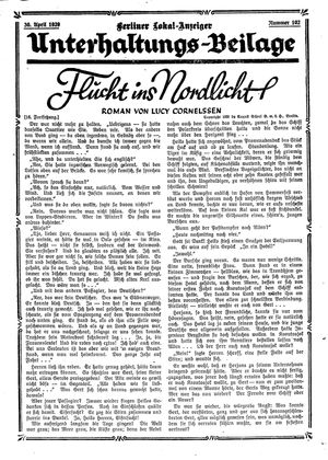 Berliner Lokal-Anzeiger vom 30.04.1929