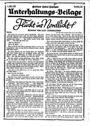 Berliner Lokal-Anzeiger vom 04.05.1929