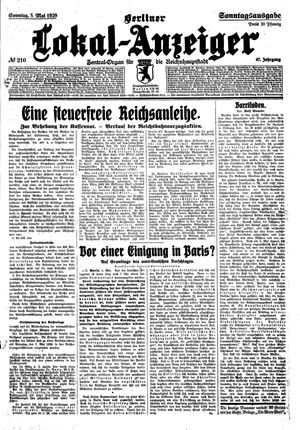 Berliner Lokal-Anzeiger vom 05.05.1929