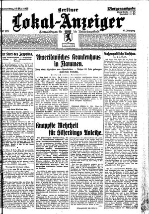 Berliner Lokal-Anzeiger vom 16.05.1929