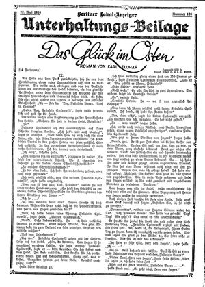 Berliner Lokal-Anzeiger vom 22.05.1929