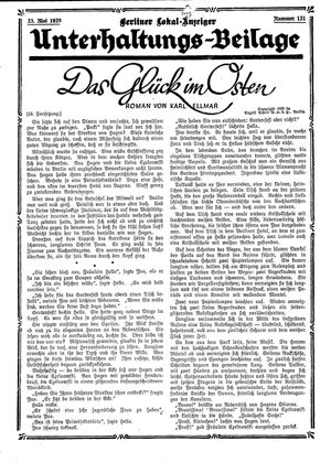 Berliner Lokal-Anzeiger on May 23, 1929