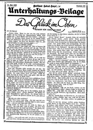 Berliner Lokal-Anzeiger vom 25.05.1929
