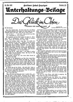 Berliner Lokal-Anzeiger vom 26.05.1929