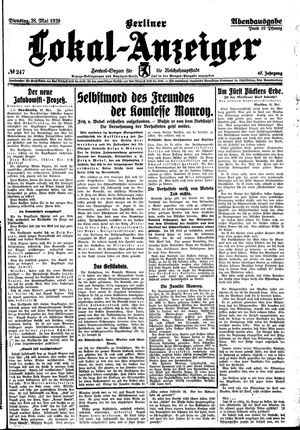 Berliner Lokal-Anzeiger vom 28.05.1929