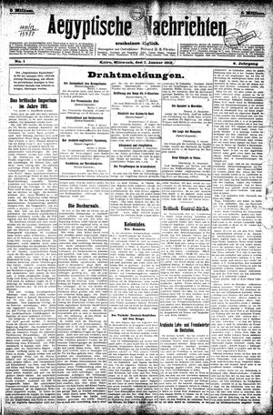 Aegyptische Nachrichten on Jan 3, 1912
