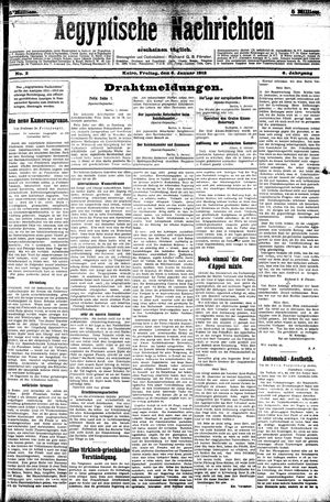 Aegyptische Nachrichten vom 05.01.1912