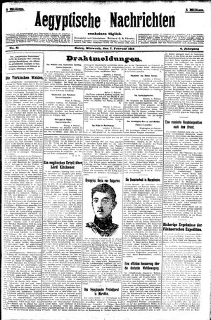 Aegyptische Nachrichten on Feb 7, 1912